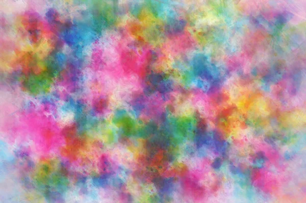 Cyfrowy Malowany Abstrakcyjny Design Kolorowa Faktura Fraktal Art Dekoracja Ściana — Zdjęcie stockowe
