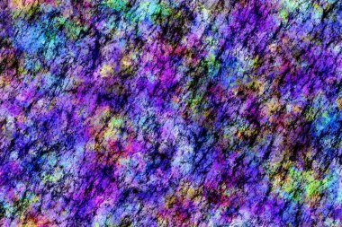 Dijital boyalı soyut tasarım, renkli doku, fraktal sanat. Duvar dekorasyonu. Soyut eşarp, modern arkaplan çizimi, fraktal yüzey, ışık efekti dokusu, modern suluboya arka plan.