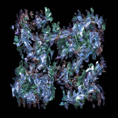 Dijital boyalı soyut tasarım, renkli doku, fraktal sanat. Duvar dekorasyonu. Soyut eşarp, modern arkaplan çizimi, fraktal yüzey, ışık efekti dokusu, modern suluboya arka plan.