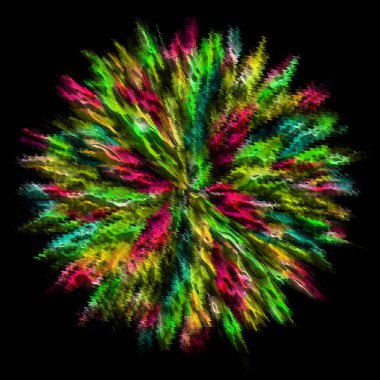 Dijital boyalı soyut tasarım, renkli doku, fraktal sanat. Duvar dekorasyonu. Soyut eşarp, modern arkaplan çizimi, fraktal yüzey, ışık efekti dokusu, modern suluboya arka plan.