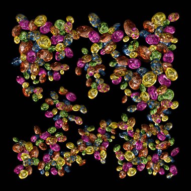 Dijital boyalı soyut tasarım, renkli doku, fraktal sanat. Duvar dekorasyonu. Soyut eşarp, modern arkaplan çizimi, fraktal yüzey, ışık efekti dokusu, modern suluboya arka plan.