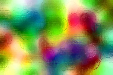 Dijital boyalı soyut tasarım, renkli doku, fraktal sanat. Duvar dekorasyonu. Soyut eşarp, modern arkaplan çizimi, fraktal yüzey, ışık efekti dokusu, modern suluboya arka plan.