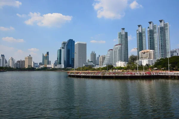 Parque Arquitetura Paisagem Urbana Tailândia Fotografia De Stock