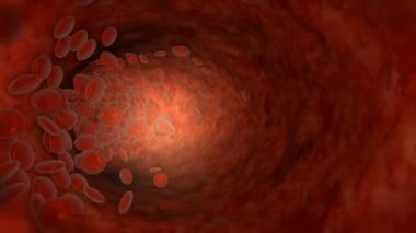 kan hücre içinde insan darbe damar, akış obstrüksiyonu