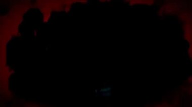 Grunge film lider geri sayım, projektörün ses dahil
