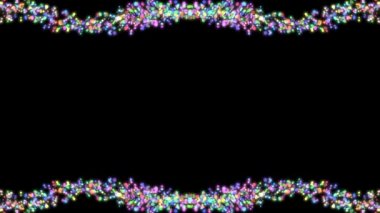 konfeti animasyonlu çerçeve