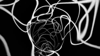 dinamik beyaz konturlar tünel