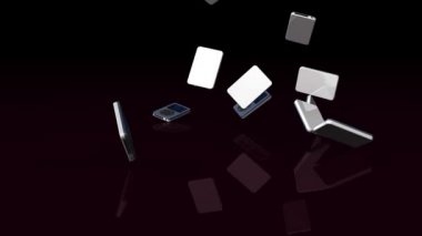 yansıtıcı kat, alfa kanalı düşen müzik mp3 çalar