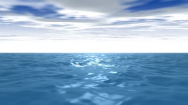 gökyüzü ve okyanus animasyon