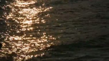 gün batımı deniz glitter