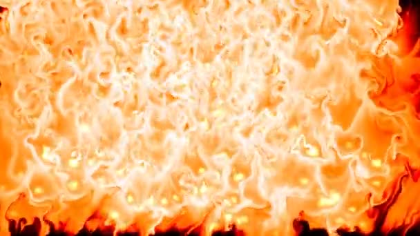 Sabores fogo fundo — Vídeo de Stock