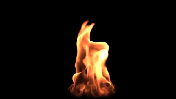 Kontekst płomieni — Wideo stockowe