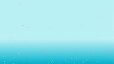 Su kabarcıkları yükseliyor