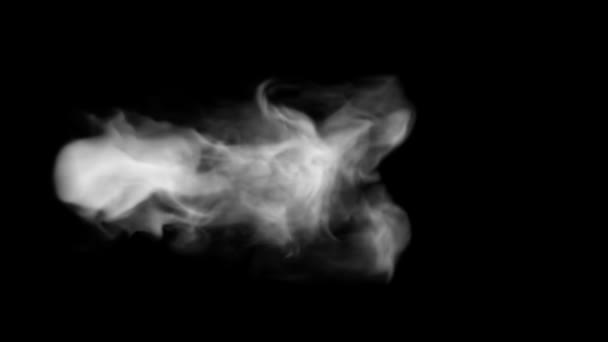 Дрейф дыма — стоковое видео