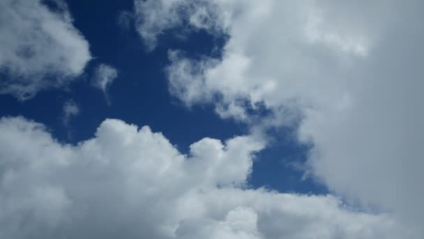 Aviões e nuvens de lapso de tempo tempestuoso — Vídeo de Stock