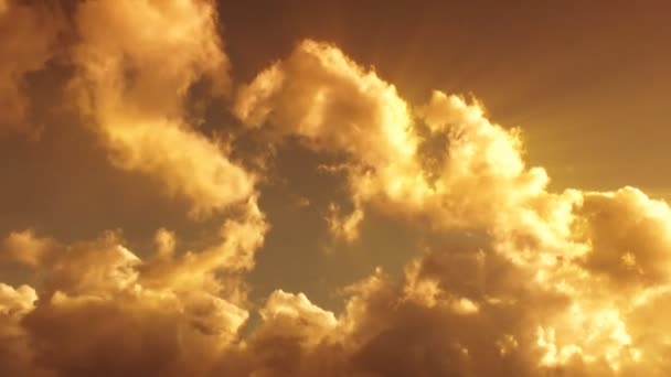 coucher de soleil nuages time-lapse