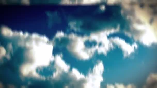 Hızlandırılmış stormyclouds — Stok video