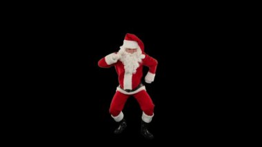 Noel Baba'ya karşı siyah dans