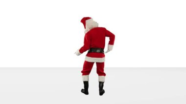 Noel Baba'ya karşı beyaz dans