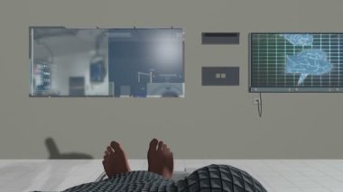 MRI tarama, kamera uçmak beyin taraması