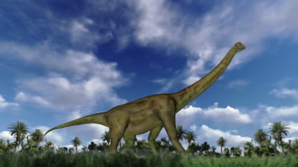 Brachiosaurus cycle marche, boucle parfaite