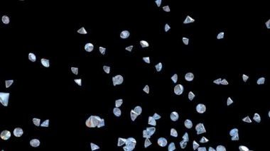 Güzel elmas kara karşı uçan