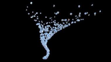 karşı siyah elmas kasırga