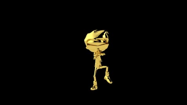 Golden Boy Chicken Dance Seamless Loop Black — Stock Video © circotasu #566108500 Golden Boy Chicken Dance Seamless Loop Black — Stock Video © circotasu #566108500