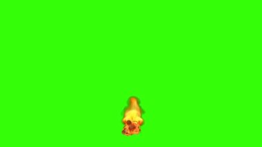 Acı içinde kıvranan asker, Yeşil Ekran Chromakey