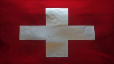 Switzerland Flag being Ripped to reveal accurate model of Coronavirus CoVid-19