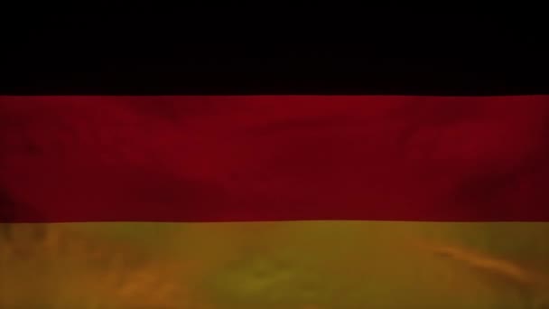 Animation Germany Flag Being Ripped — Vídeo de Stock