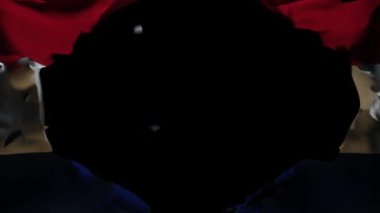 Hollanda Bayrağının 3 boyutlu animasyonu sökülüyor, Luma Matte ekleniyor