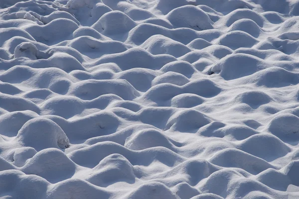 Snow mounds. — Stock Photo, Image