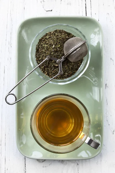 Naturaleza muerta del té — Foto de Stock