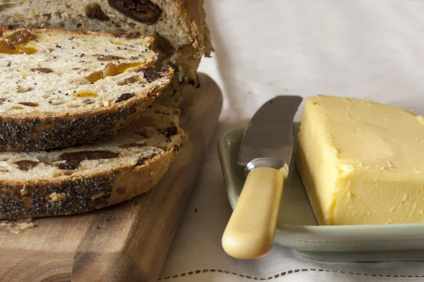 Brot und Butter — Stockfoto