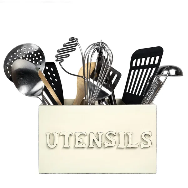 Kitchen Utensils Isolated — Stock Photo, Image