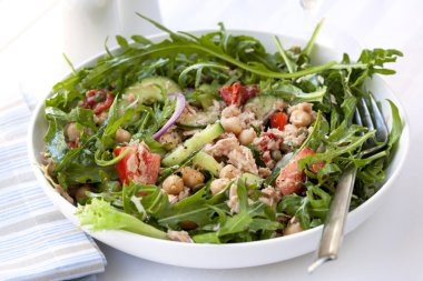 Tuna and Chickpea Salad clipart