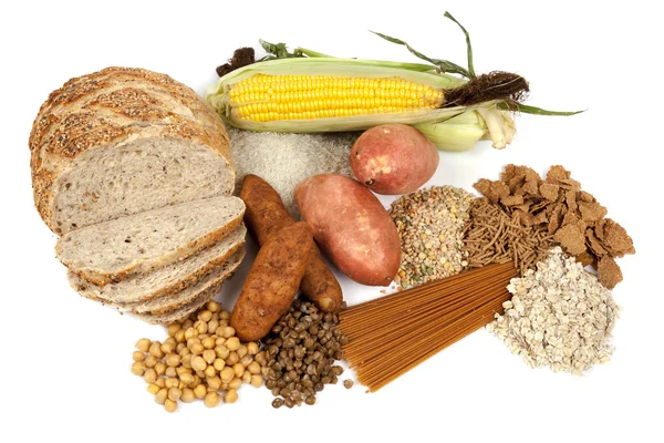 Complex Carbohydrates Food Sources — Stock Photo, Image