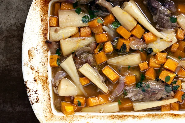 Langzaam gekookt lamsvlees casserole — Stockfoto