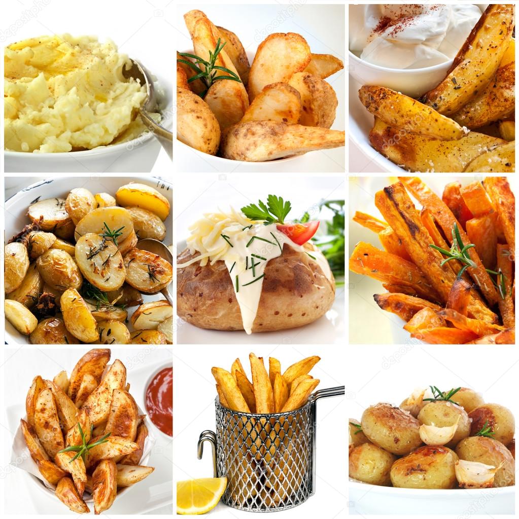 Potato Dishes Collection Stock Photo by ©robynmac 25828967