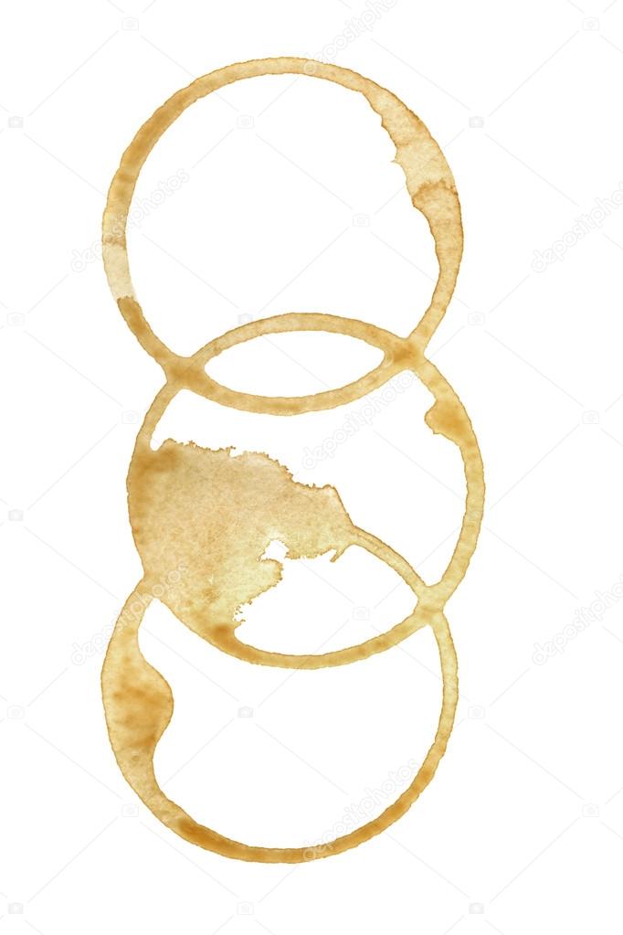 Coffee Stains Isolated