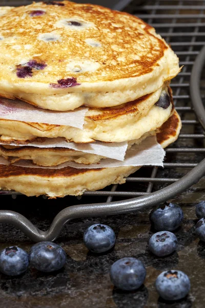 Blueberry Hotcakes — Stock Photo, Image