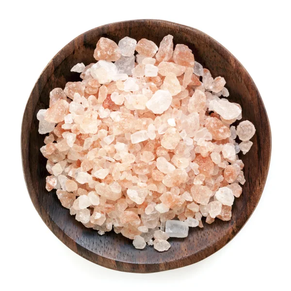 Rosa himalayan stensalt — Stockfoto