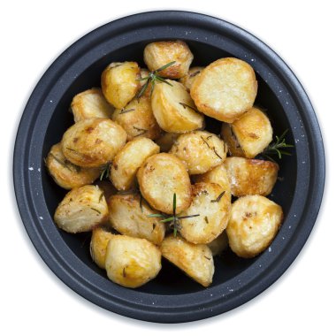 kavrulmuş patates izole