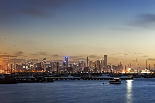 Melbourne Sunrise from Williamstown — Stock Photo, Image