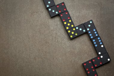 Domino kayrak Üstten Görünüm