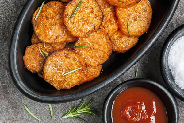 Batata-doce fritas — Fotografia de Stock