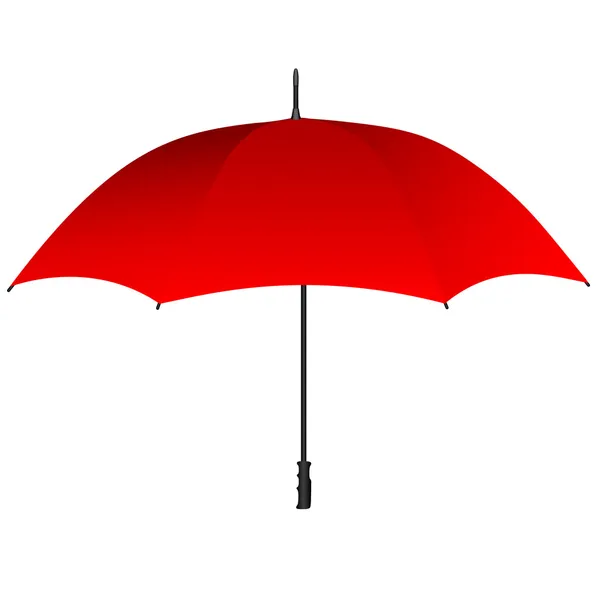 Parapluie rouge icône — Image vectorielle