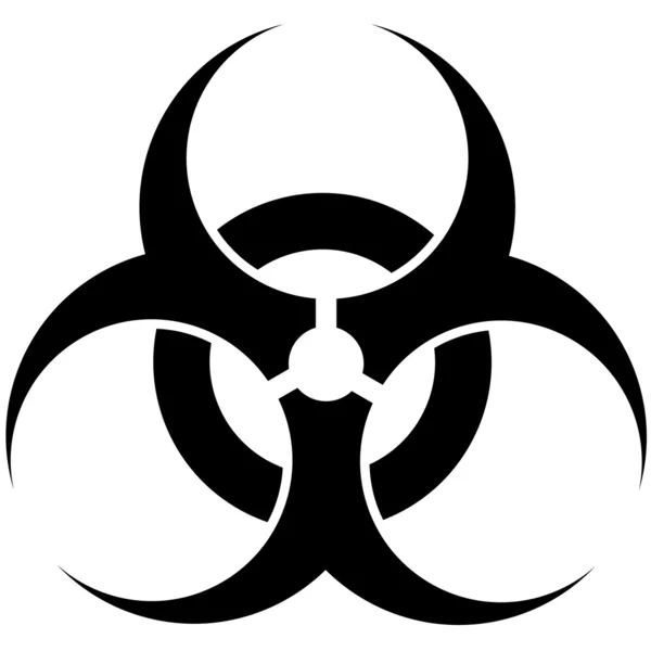 Symbole de danger biologique — Image vectorielle