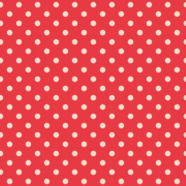 Naadloze achtergrond van polka dot patroon — Stockvector